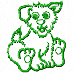 Dogs Embroidery Design 7 Dogs Embroidery Design 7